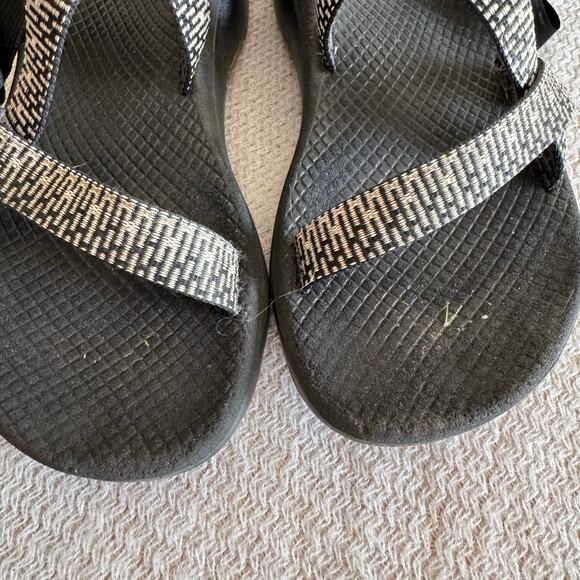 Chaco Black and White Printed ZX/2 Cloud Strappy Sandals Size 6 Gorp Outdoor - Picture 3 of 10